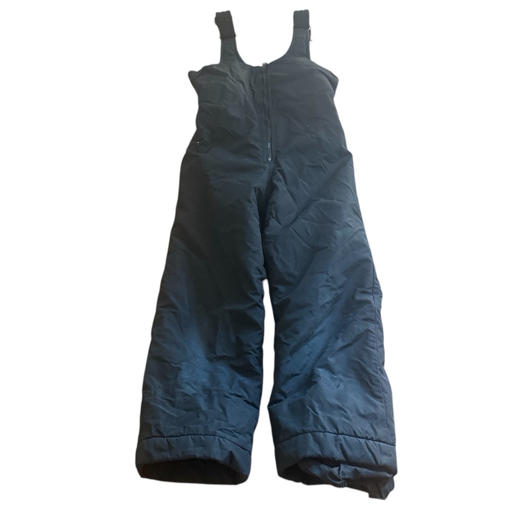 Lands’ End Boy’s Black Bib Snow Suit Sz Small